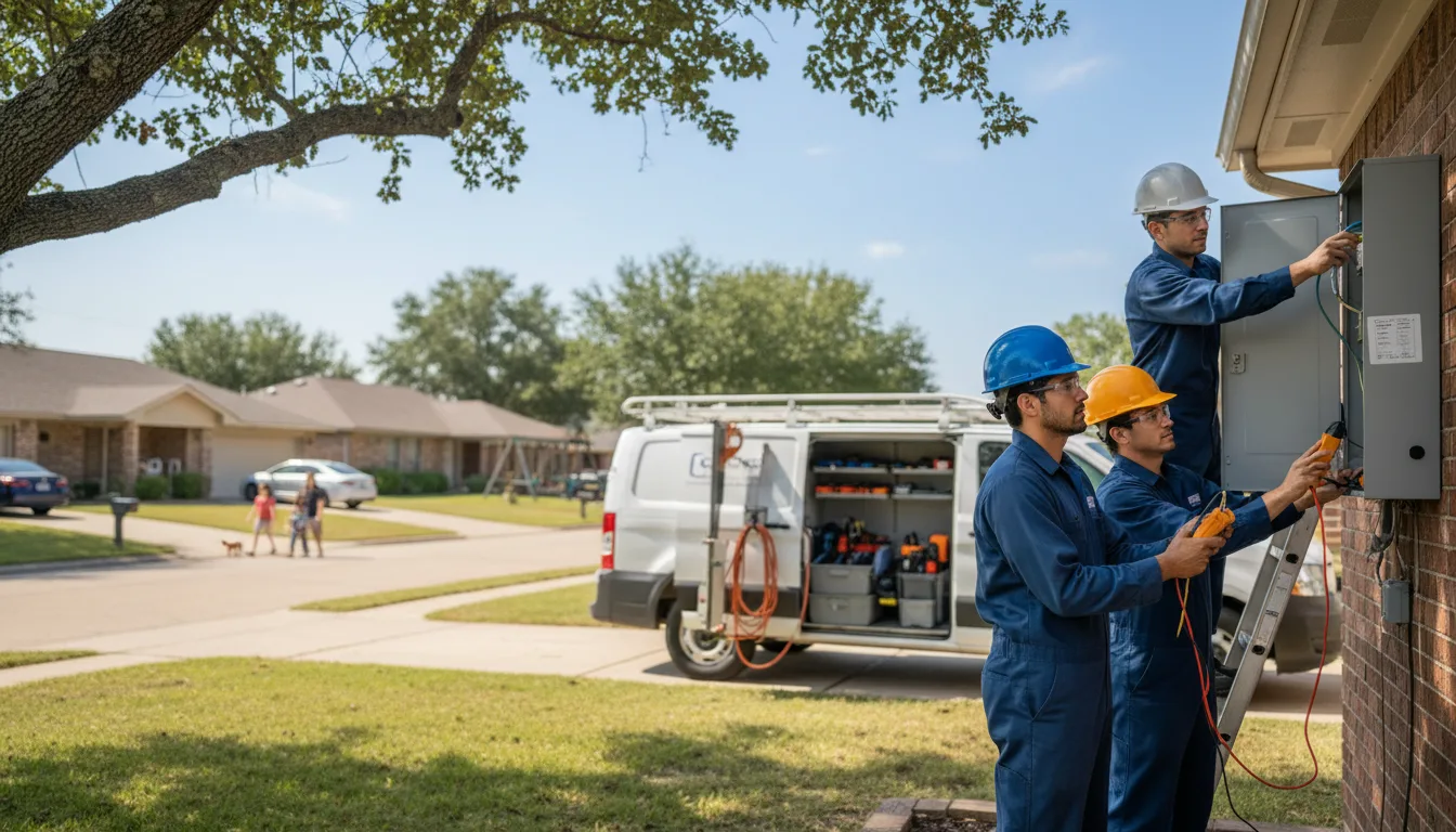 Certified electrician providing emergency electrical services in Fisher, WV